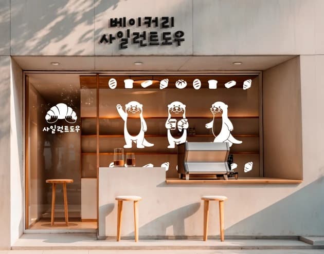 사일런트도우 베이커리 매장 컨셉 이미지